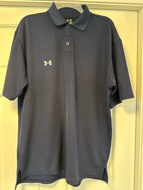 Under Armour Men's Dark Blue Performance Polo